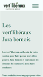 Mobile Screenshot of jurabernois.vertliberaux.ch
